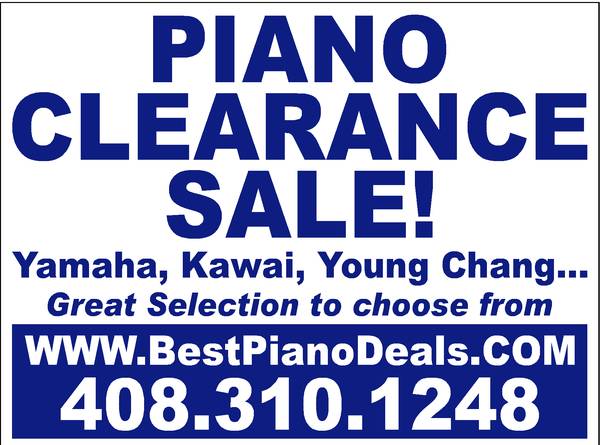 PIANO SALE